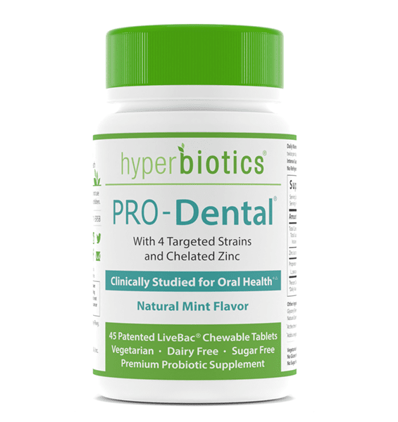 Pro-Dental Probiotics (Natural Mint Flavour) 45 Chewable Tablets Hyperbiotics