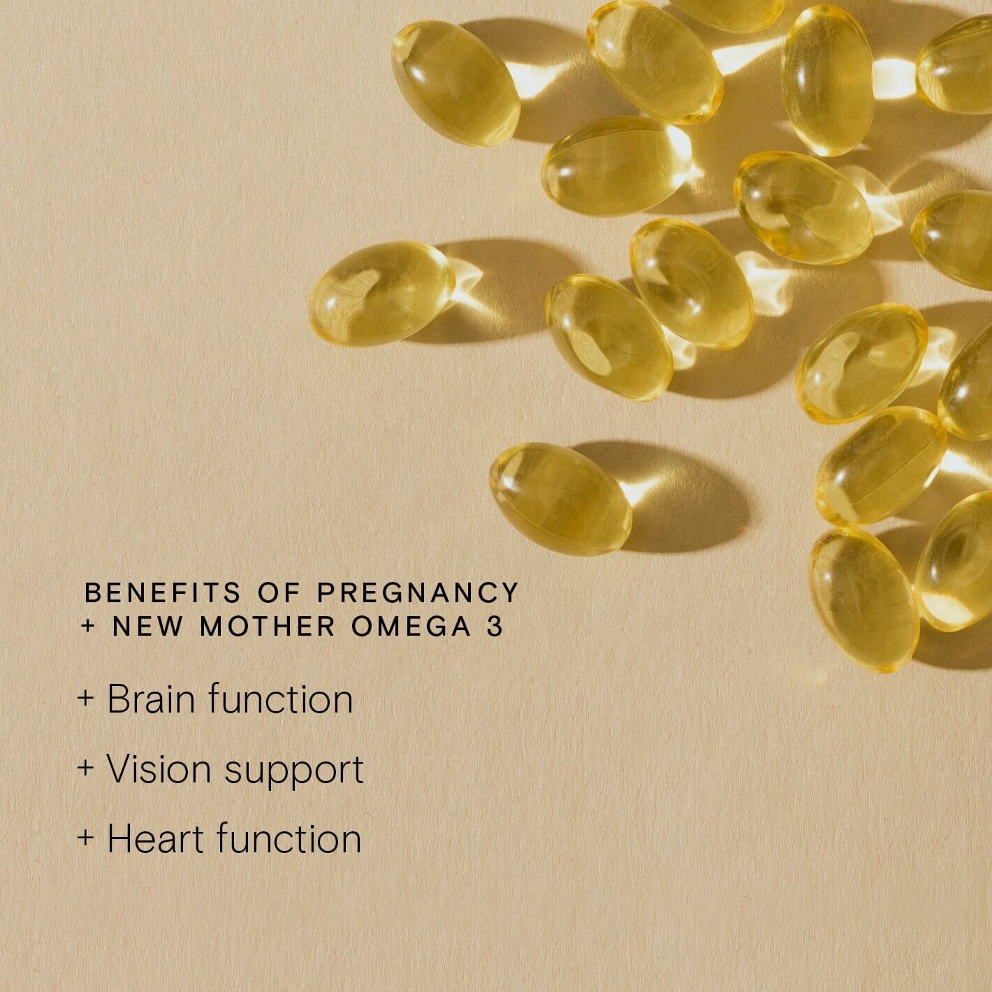 Pregnancy + New Mother Omega 3 (60 capsules) - Wild Nutrition - Image 2