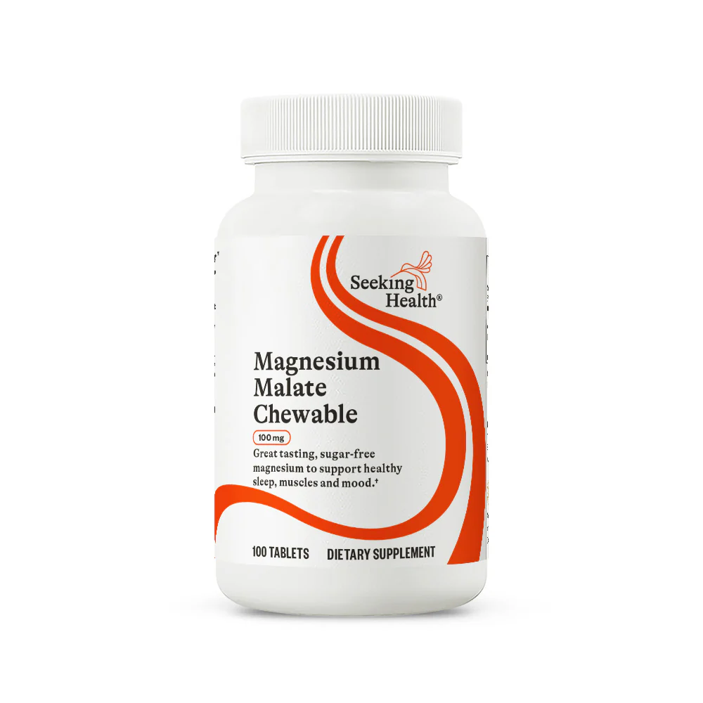 Magnesium Malate Chewable - 100 Tablets - Seeking Health