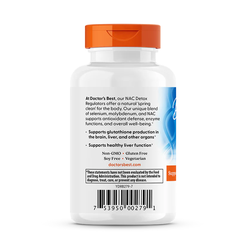 NAC Detox Regulators, 60 Capsules - Doctor's Best - Image 3