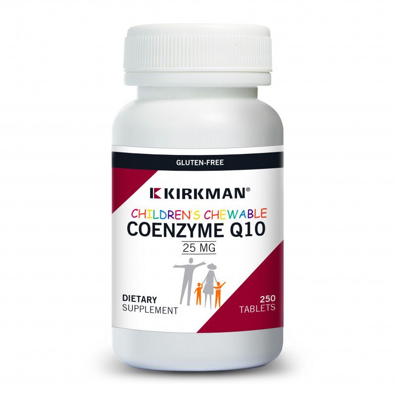 Children's Coenzyme Q10 25 mg, 250 Chewable Tablets - Kirkman Labs (BBE 31/01/2026)