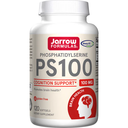 PS100, Phosphatidylserine (SOY FREE) 100mg, 120 Softgels - Jarrow