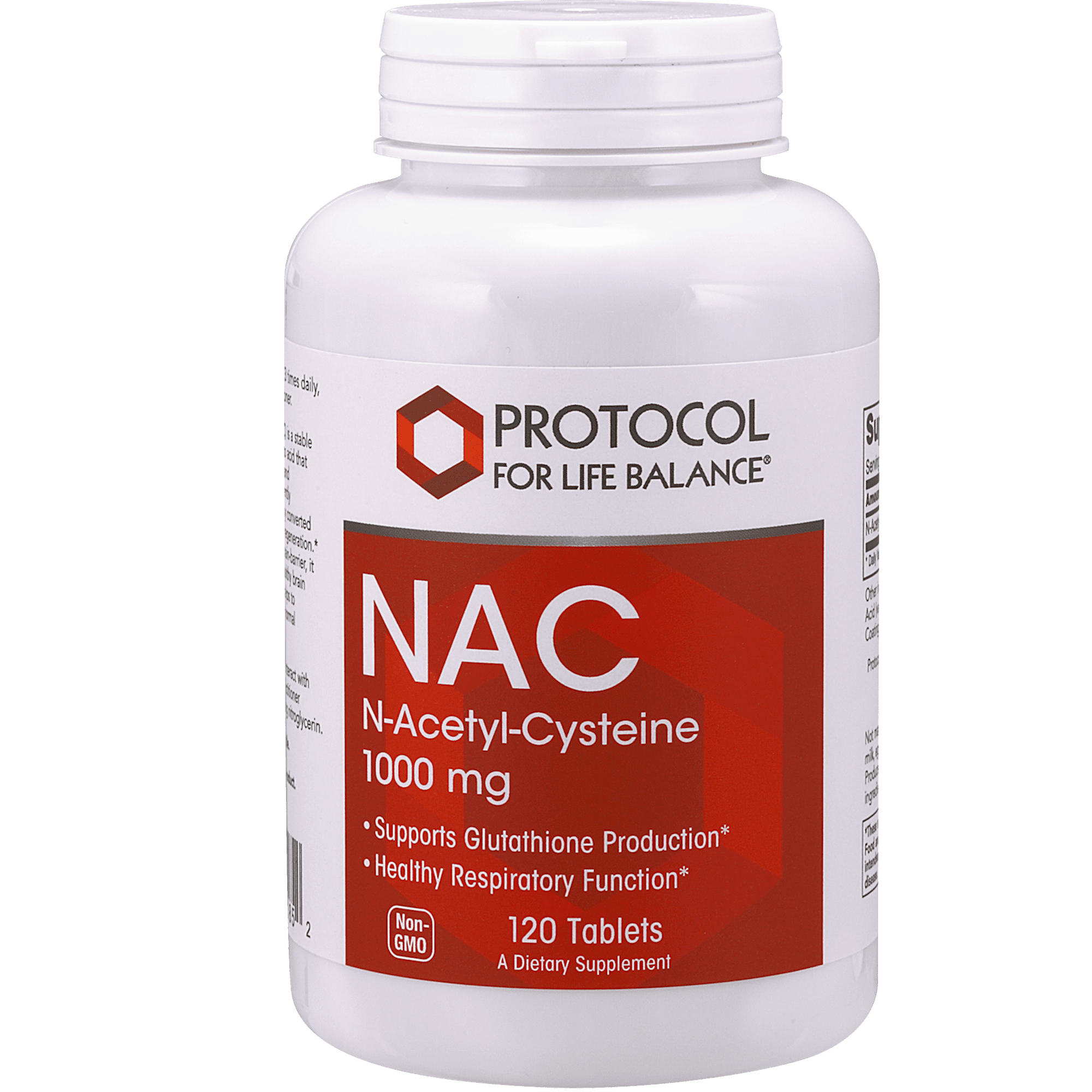 NAC 1,000mg 120 tablets - Protocol For Life Balance