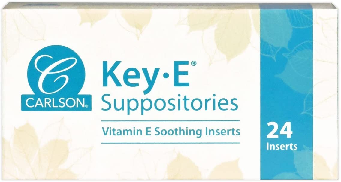 Key-E Vitamin E Suppositories, 24 inserts Carlson Labs
