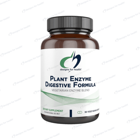Plant Enzyme Digestive Formula 90 vegetable capsules - Designs for Health