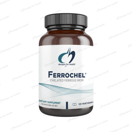 Ferrochel® Iron Chelate - 120 veg caps - Designs for Health