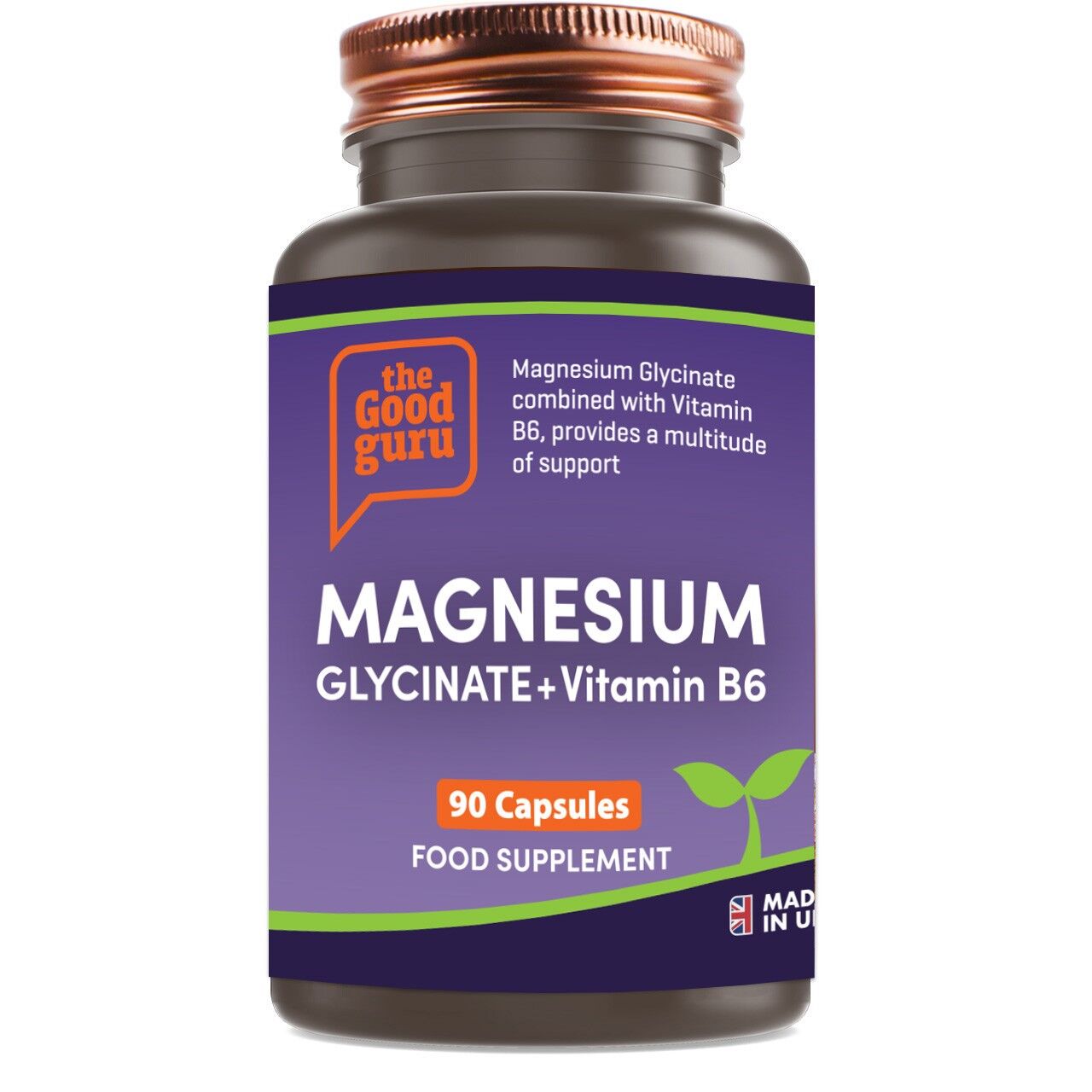 Vegan Magnesium (90 capsules) - The Good Guru
