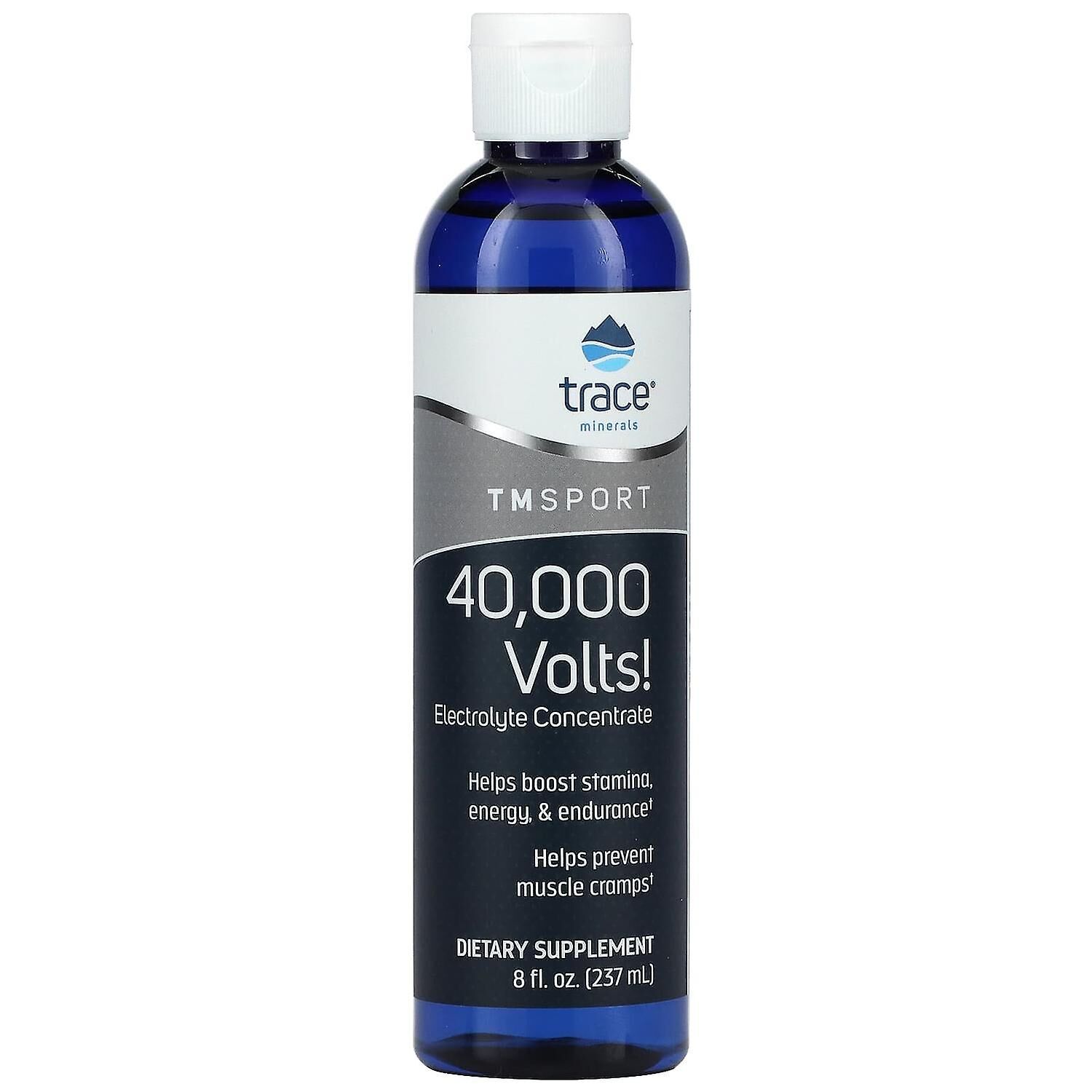 TM Sport, 40,000 Volts! Electrolyte Concentrate, 8 fl oz (237 ml) Trace Minerals