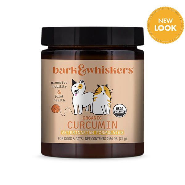 Bark & Whiskers, Organic Curcumin for Cats & Dogs, 75 g - Dr. Mercola - BBE 31/01/2026