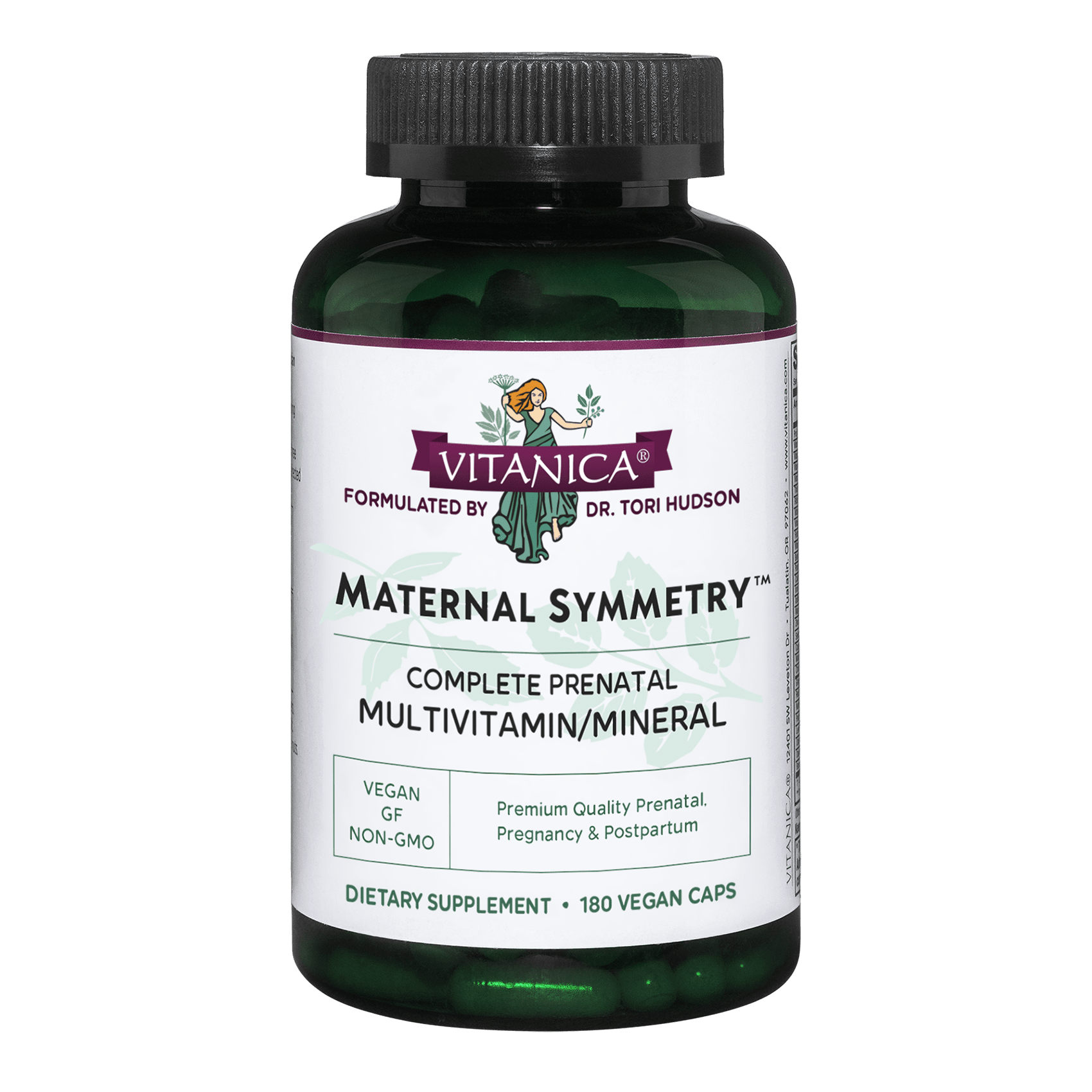 Maternal Symmetry Prenatal Multi, 180 Vegan Capsules - Vitanica - SOI*